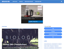 Tablet Screenshot of biologi-sel.com